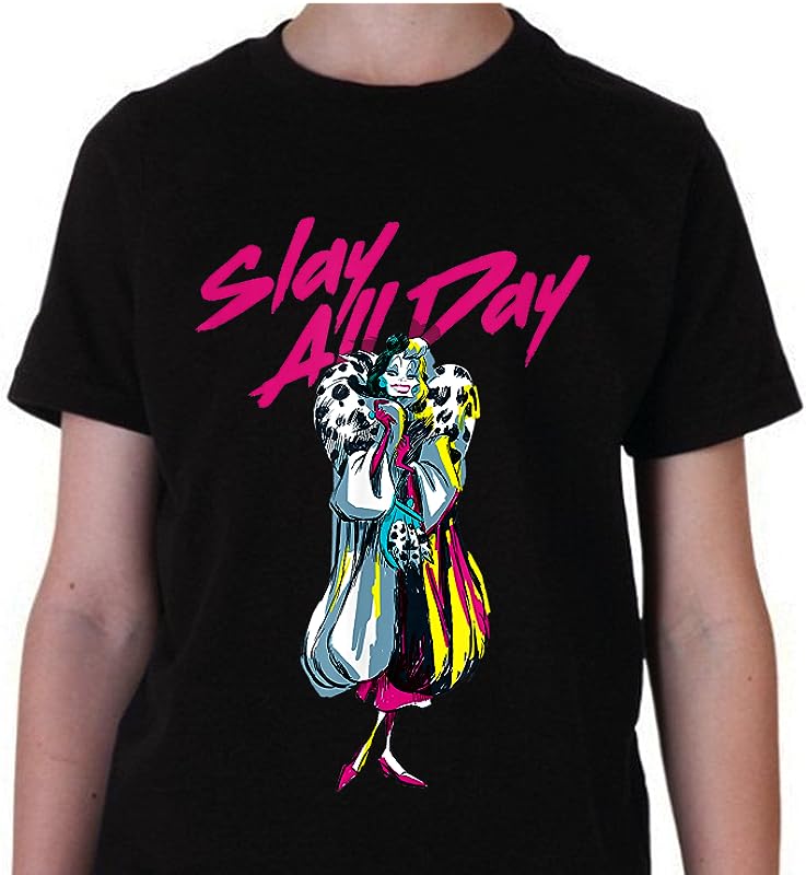 Disney Villains Cruella “Slay All Day” T-Shirts – Show Off Your Style!