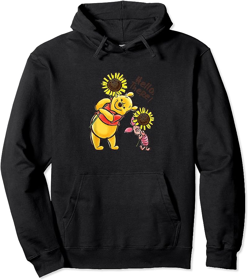 Disney Winnie The Pooh Piglet “Hello There” Sunflowers T-Shirt – Official Merchandise Disney Winnie The Pooh Piglet “Hello There” Sunflowers T-Shirt – Official Merchandise