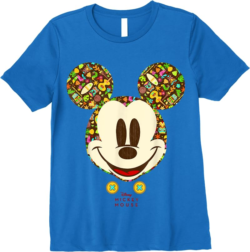 Disney Year Of The Mouse Tiki Holiday Mickey July T Shirts Royal Blue