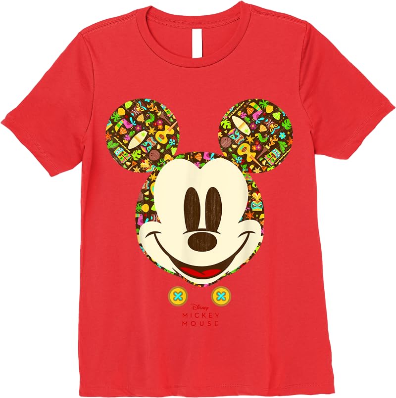 Disney Year Of The Mouse Tiki Holiday Mickey July T Shirts Red