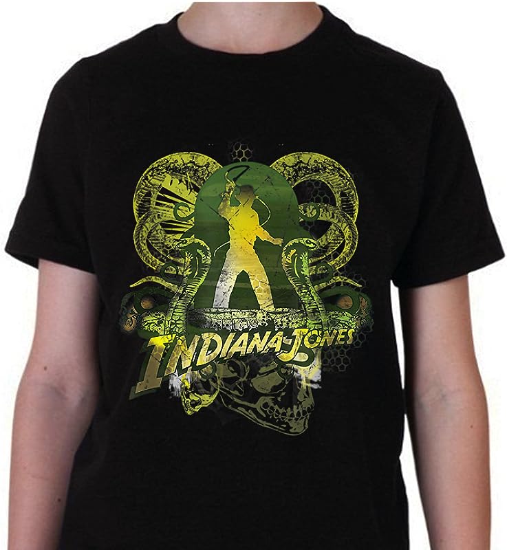 Lucasfilm Indiana Jones Snakes & Skulls Adventure Vintage T-Shirts – Free Shipping Lucasfilm Indiana Jones Snakes & Skulls Adventure Vintage T-Shirts – Free Shipping