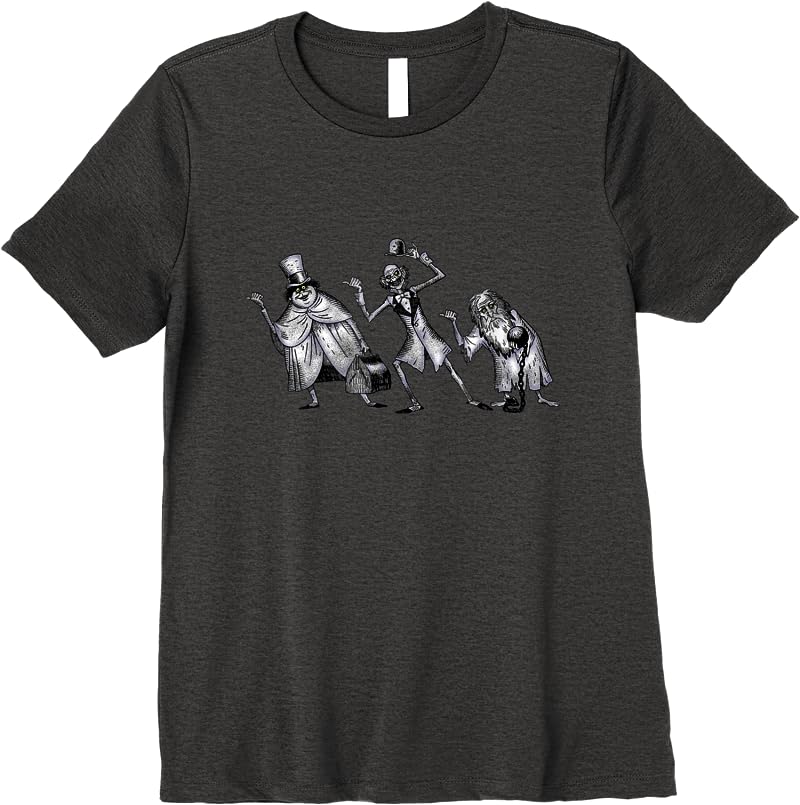 The Haunted Mansion The Hitchhiking Ghosts Asking For A Lift T Shirts Dark Heather The Haunted Mansion The Hitchhiking Ghosts Asking For A Lift T Shirts Dark Heather