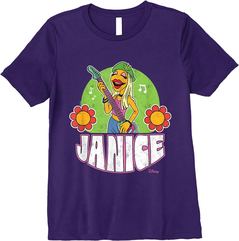 The Muppets - Electric Mayhem Janice T Shirts Purple The Muppets - Electric Mayhem Janice T Shirts Purple