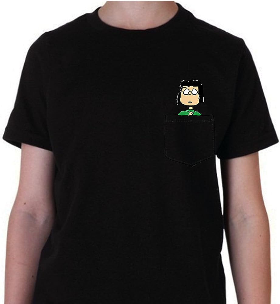 Women’s Marcie Faux Pocket T-Shirts – Soft & Comfy Peanuts Collection Women’s Marcie Faux Pocket T-Shirts – Soft & Comfy Peanuts Collection