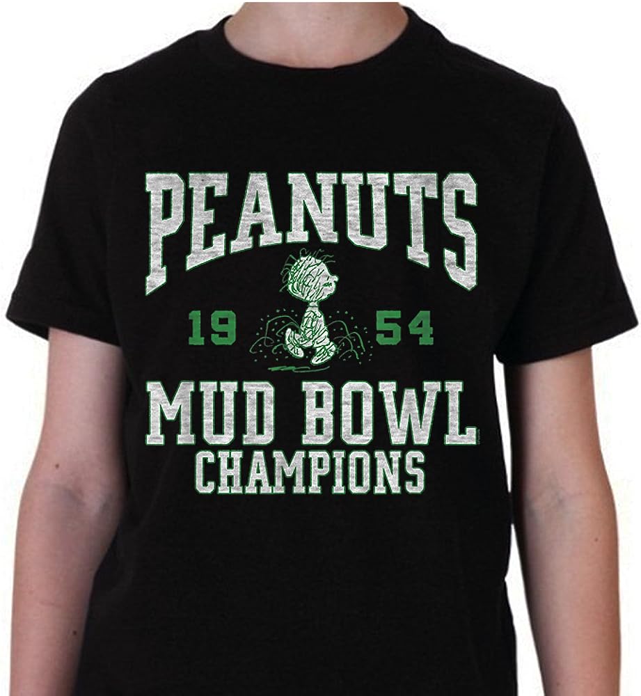 “Show Your Support for the Peanuts Mud Bowl Champions with Pigpen T-Shirts!” “Show Your Support for the Peanuts Mud Bowl Champions with Pigpen T-Shirts!”